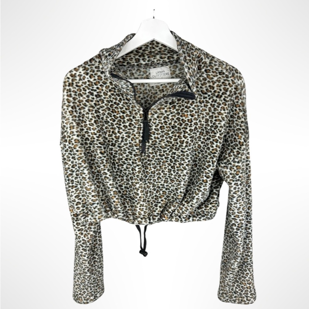 Urban Outfitters Cropped Fleece Crop Top - Picture 4 of 6